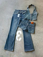 CYRELL DENIM FLARES