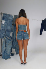 CYRELL DENIM SHORTS